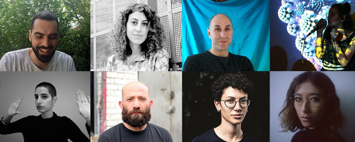 This year's selected artists are Haig Aivazian, Inas Halabi, Joe Namy, Lydia Ourahmane, Dina Mimi, Maan Abu Taleb, Makimakkuk and Deena Abdelwahed © Mophradat