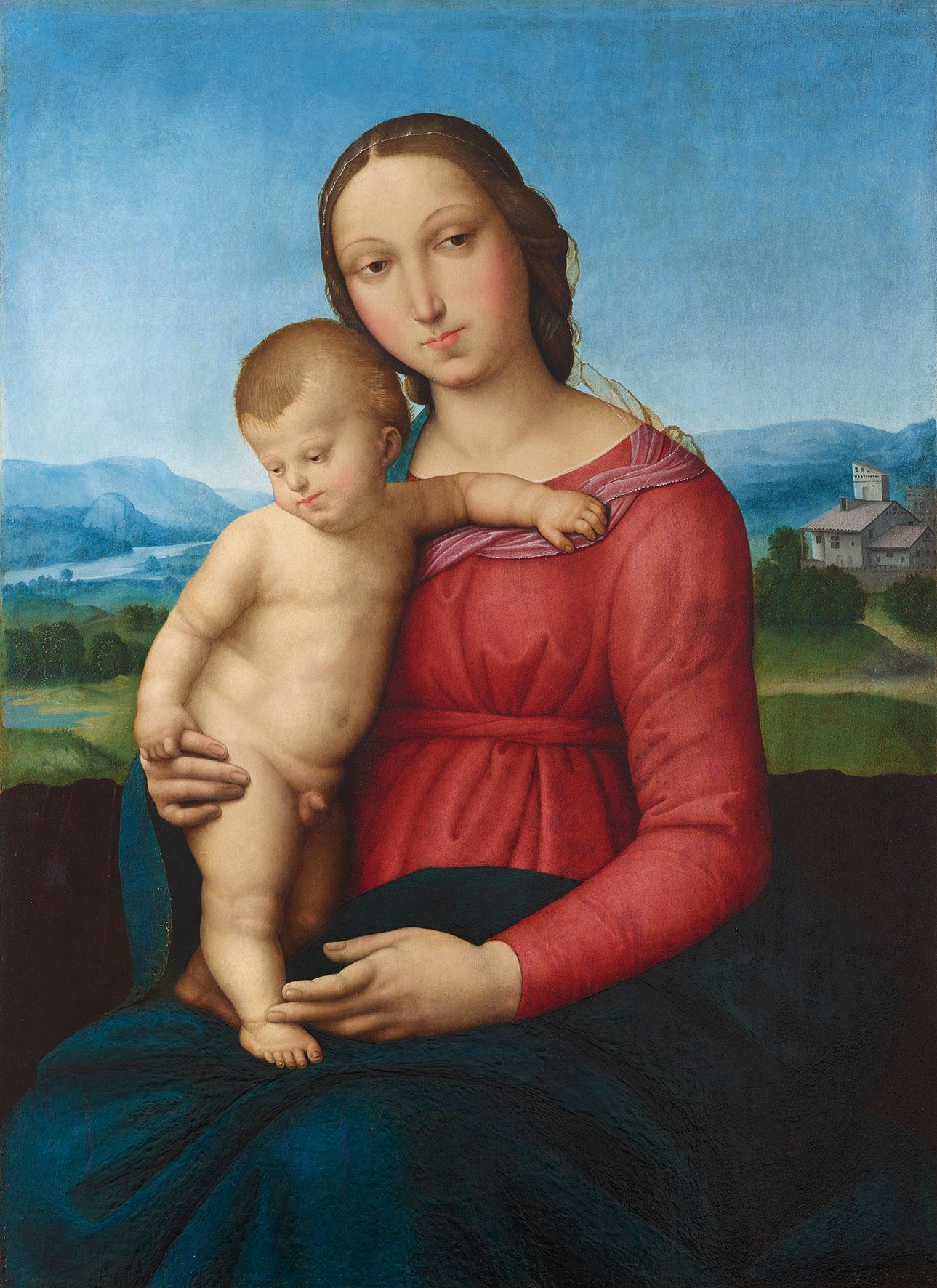 Is this a Raphael Madonna and Child painting to be auctioned at