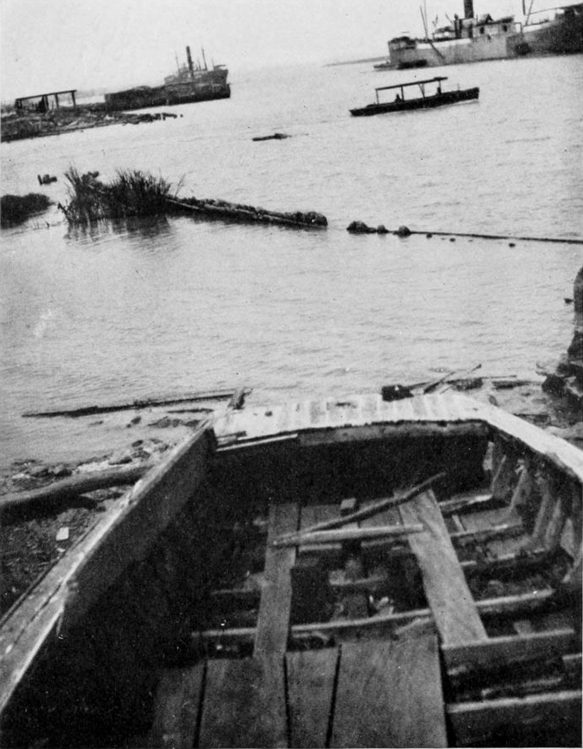 Archival image of the Clotilda shipwreck from Emma Langdon Roche’s Historic Sketches of the South (1914) via Wikimedia Commons