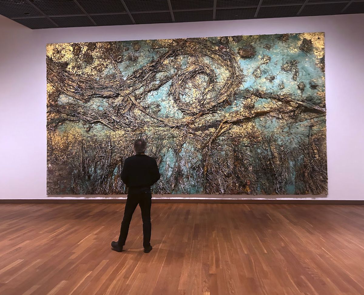Anselm Kiefer’s The Starry Night (De sterrennacht) (2019) at the Van Gogh Museum
Artist’s collection of the artist, courtesy White Cube (photograph The Art Newspaper)