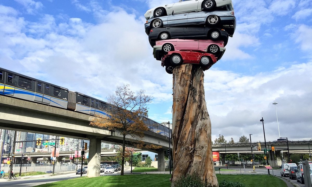 Relocation of popular public sculpture called off after Vancouver residents claim it would block their views