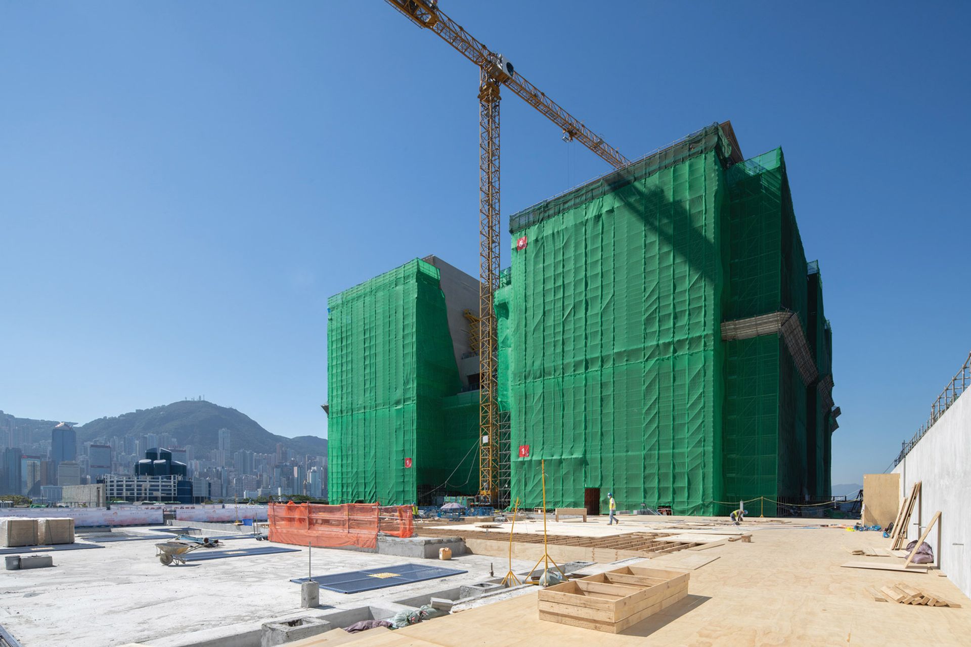 The museum under construction in the West Kowloon Cultural District aims to relate Chinese national treasures to modern life Courtesy of the Hong Kong Palace Museum