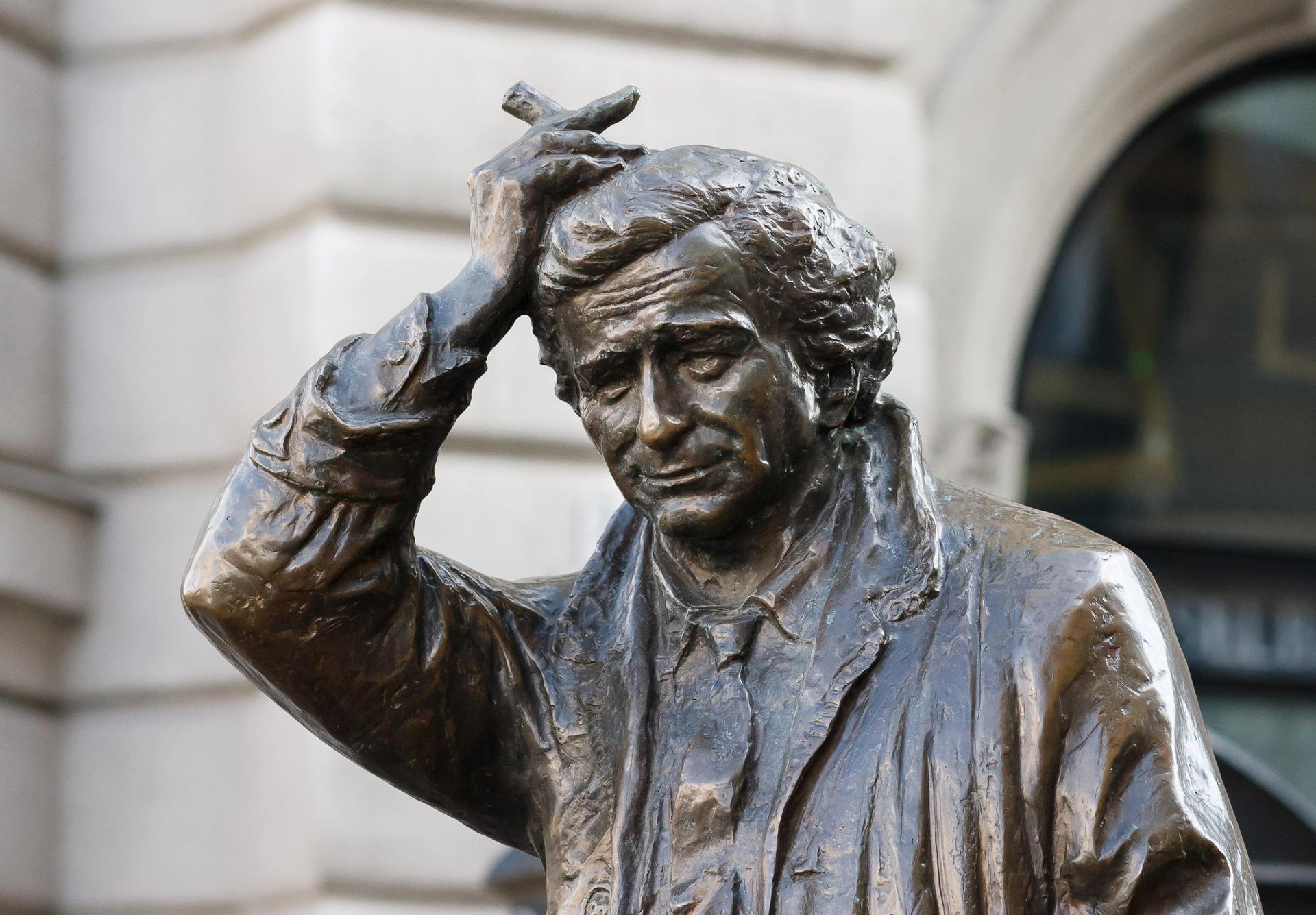 In 2014, the city of Budapest unveiled a life-size bronze statue of Columbo in celebration of the actor’s Hungarian roots Photo: Ken Owen via Flickr