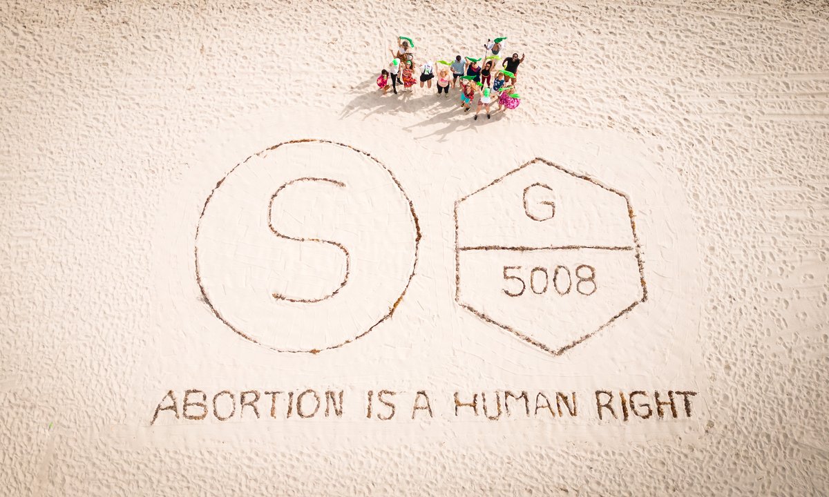 Artist takes abortion struggle to the seaside in Miami Artist takes abortion struggle to the seaside in Miami