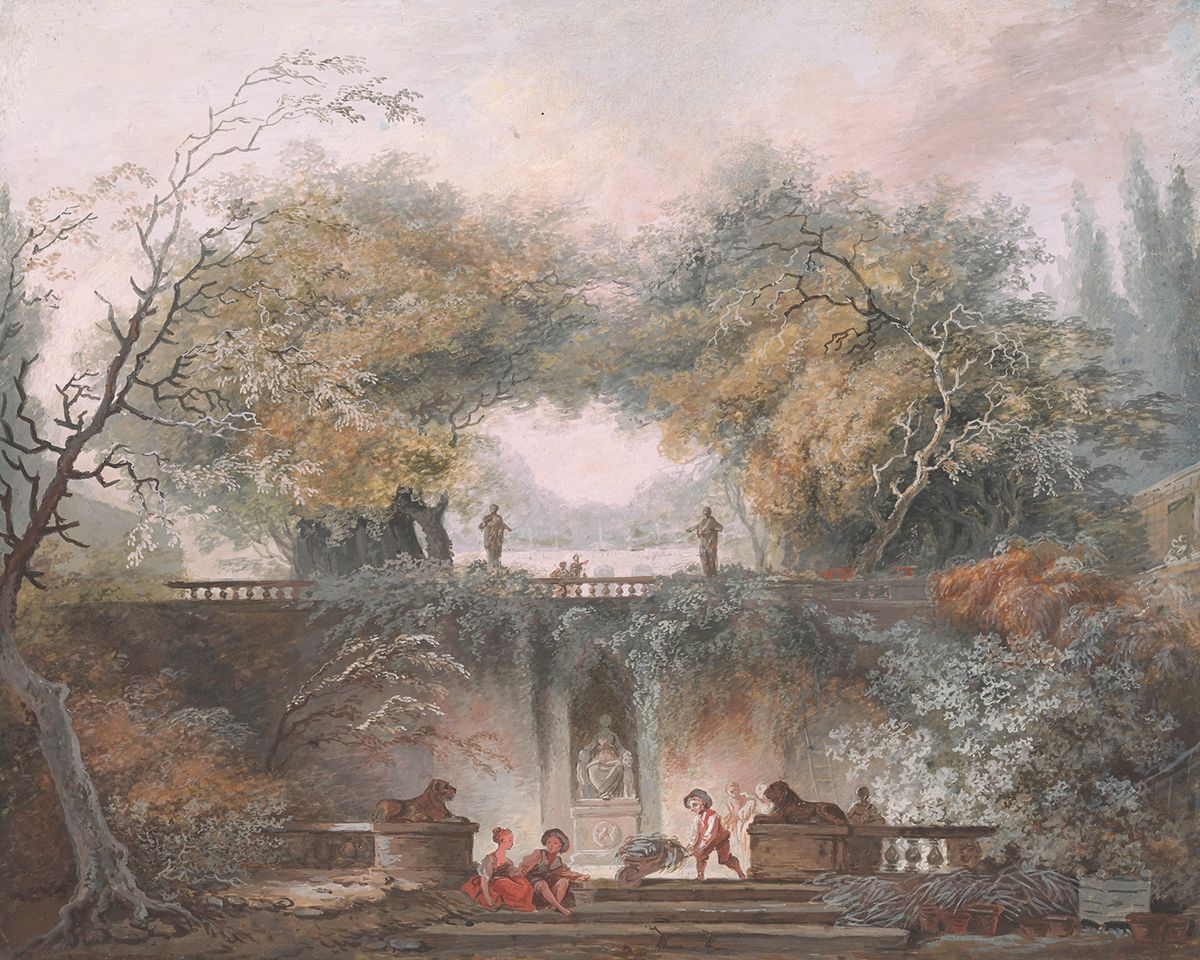 Jean-Honoré Fragonard, The Little Park (around 1765) Thaw Collection; The Morgan Library & Museum