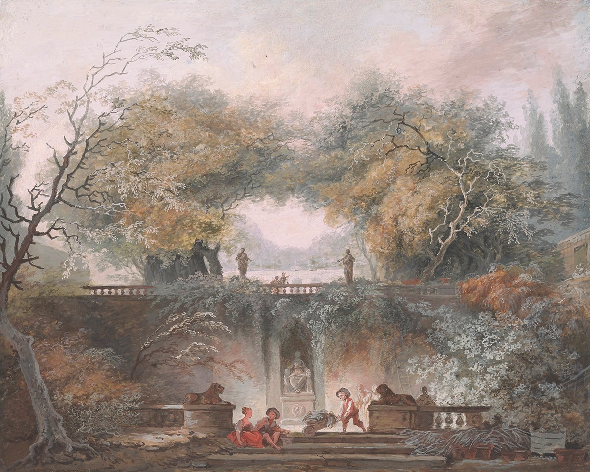 Jean-Honoré Fragonard, The Little Park (around 1765) Thaw Collection; The Morgan Library & Museum