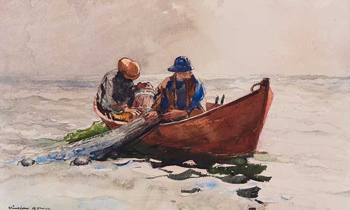Catch of the day: Winslow Homer's delicate watercolours get very rare outing in Boston