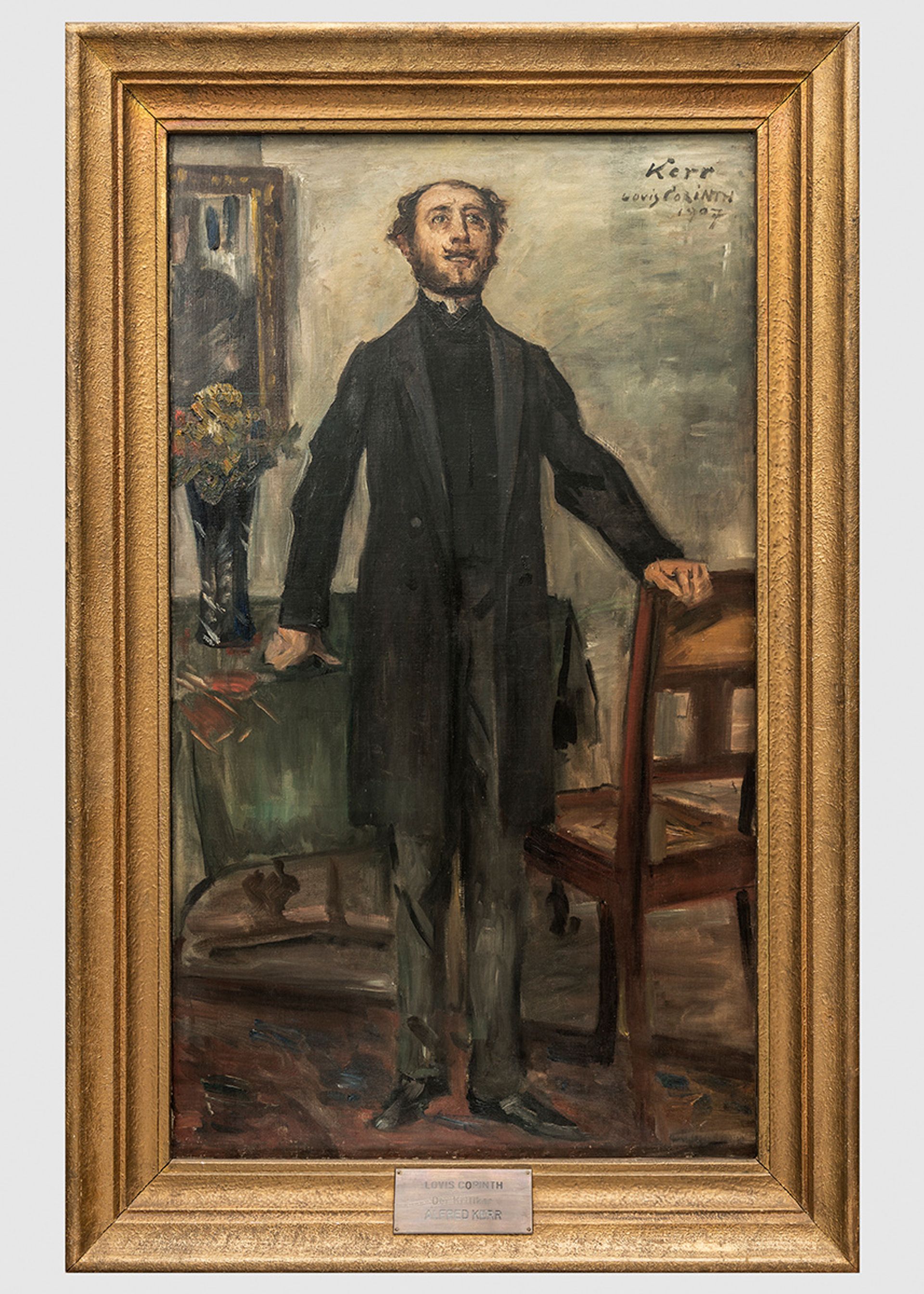 Lovis Corinth's Portrait of Alfred Kerr (1907) © Stadtmuseum Berlin. Photo: Oliver Ziebe