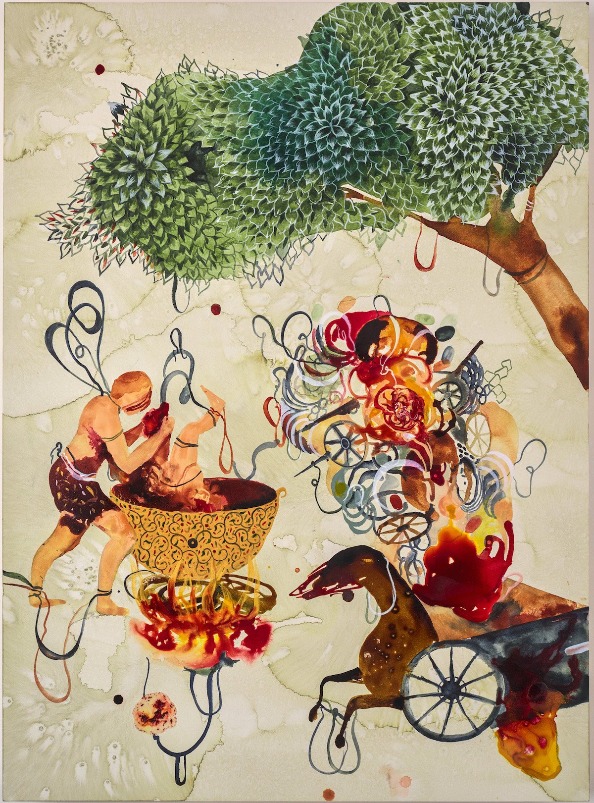 Shiva Ahmadi's Carnage (2018) Courtesy of artist, Haines Gallery and Center for Human Rights in Iran