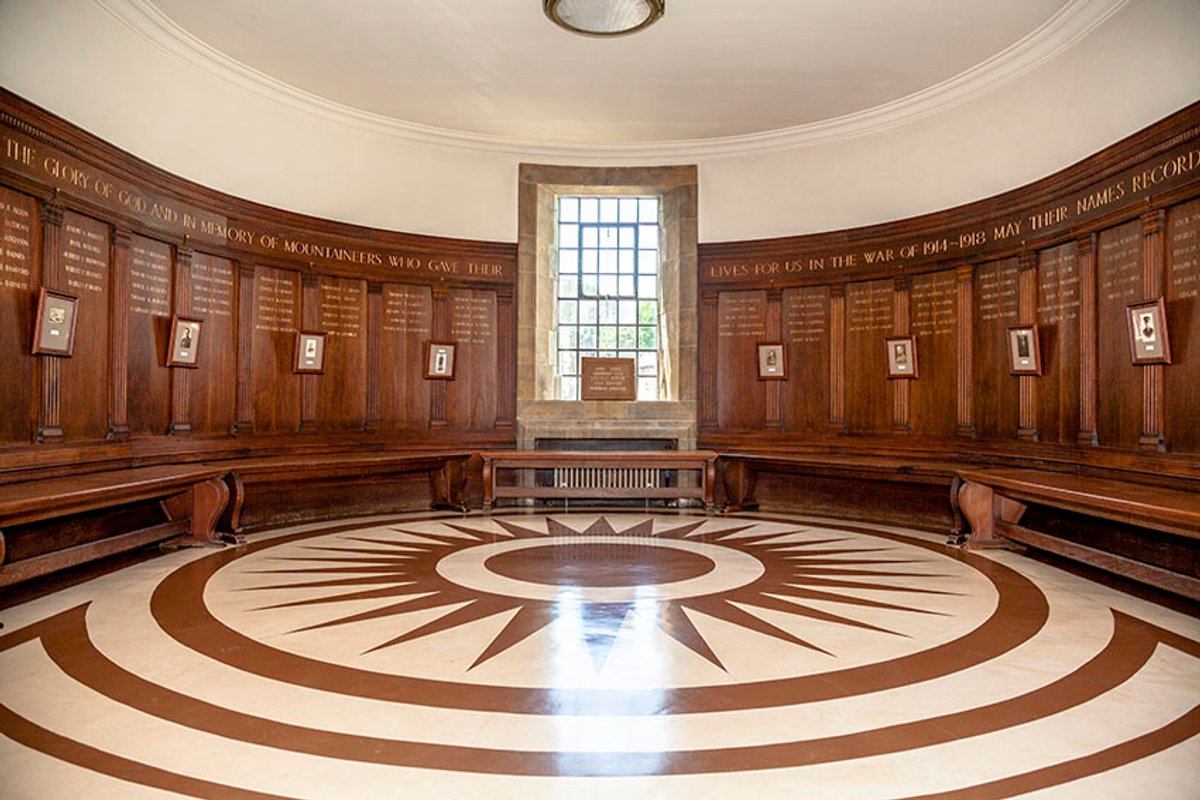 Mount St Mary's Chapel, nearr Spinkhill, Derbyshire, Midlands Courtesy of War Memorials Trust