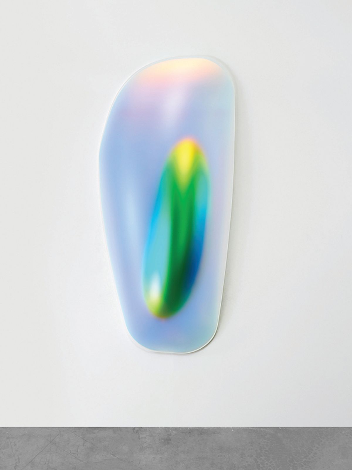 Gisela Colon, Hyper Ellipsoid (Gold Aqua) (2017) Diane Rosenstein Gallery