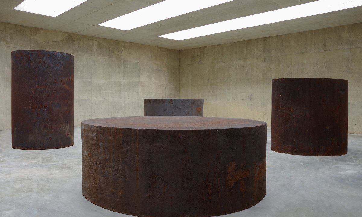 Monumental Richard Serra sculpture, and a custom-designed pavilion to house it, unveiled at Glenstone Monumental Richard Serra sculpture, and a custom-designed pavilion to house it, unveiled at Glenstone