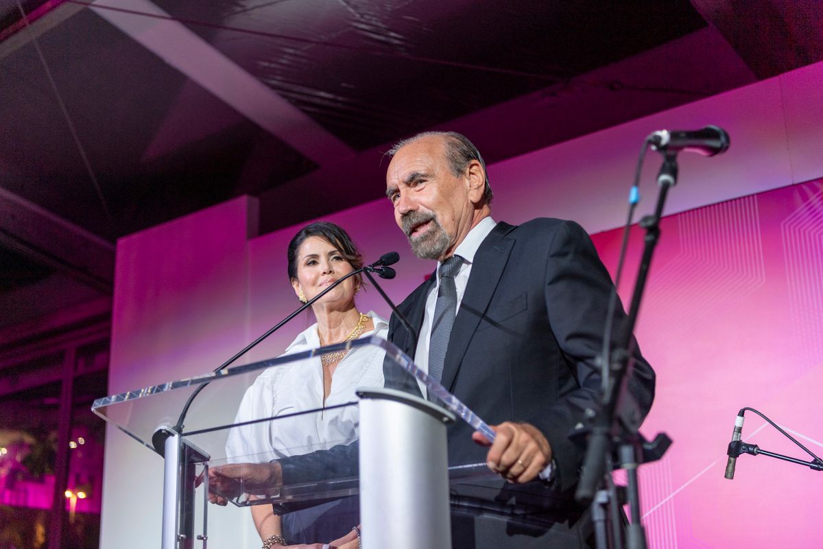 Jorge M. Pérez and his wife, Darlene, at the Art of the Party fundraiser at the Pérez Art Museum Miami on 11 November 2023
Photo: WorldRedEye.com