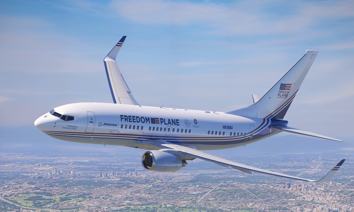 'Freedom plane' to take US founding documents on tour for country's 250th anniversary