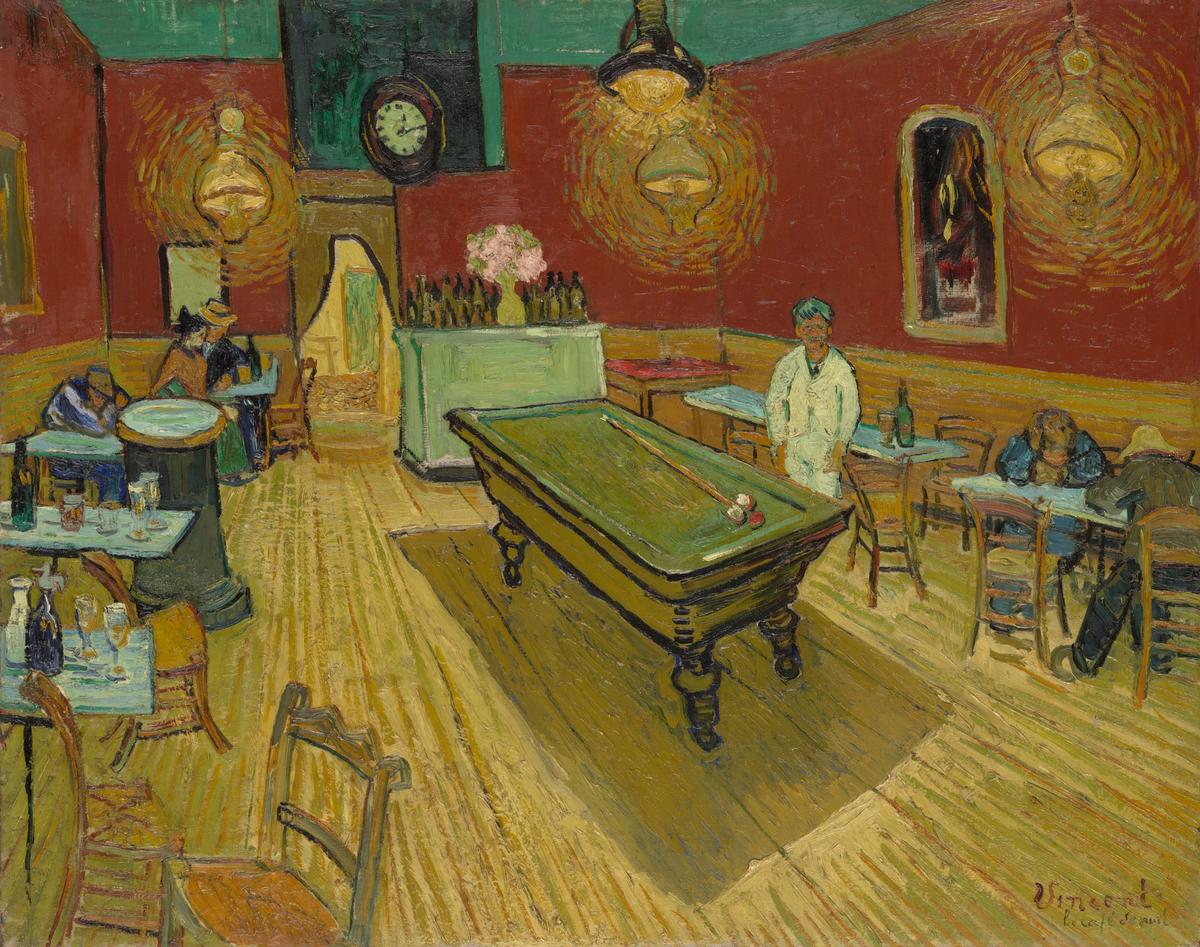 Vincent van Gogh's The Night Café (1888) 
