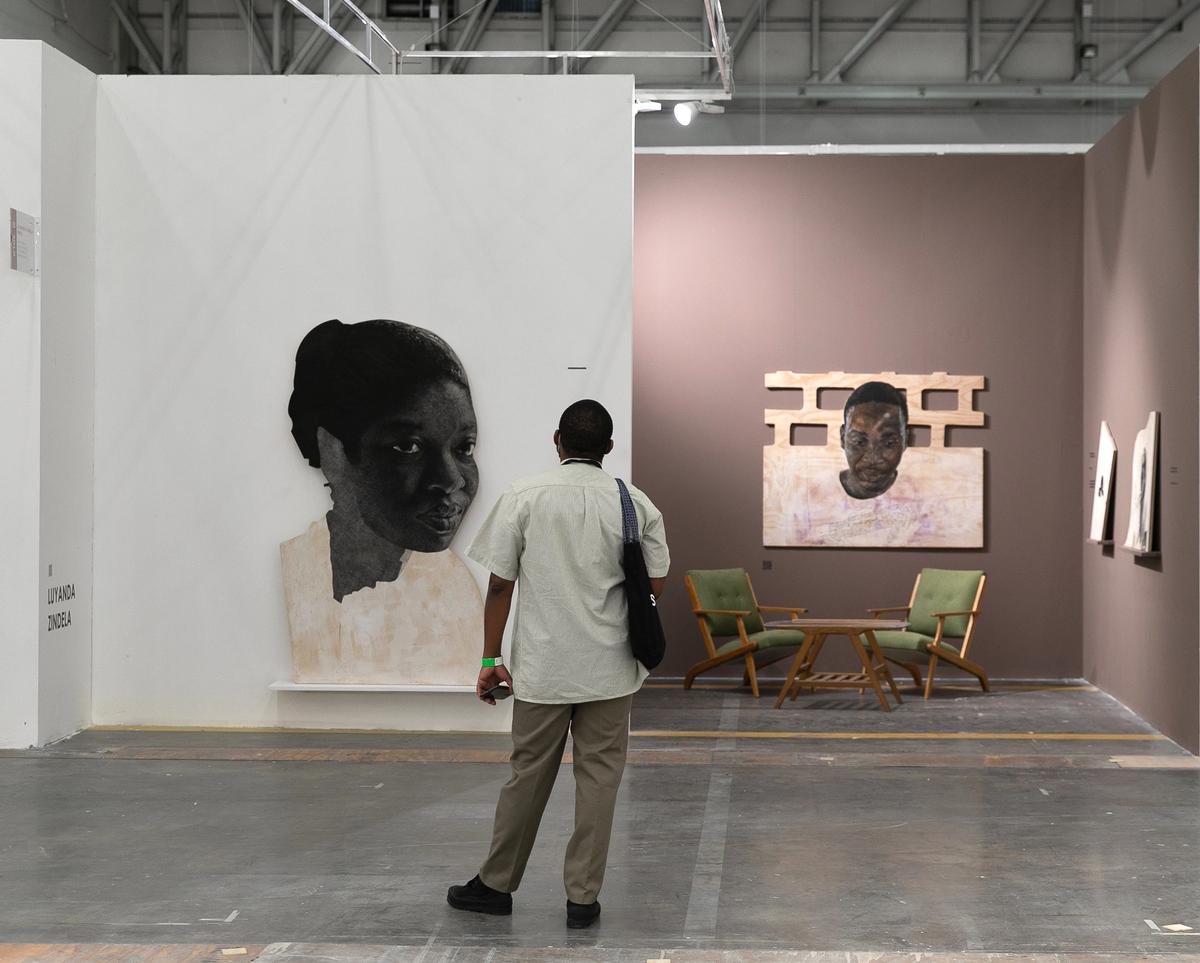 Smac Gallery's solo presentation of the young, emerging South African artist Luyanda Zindela