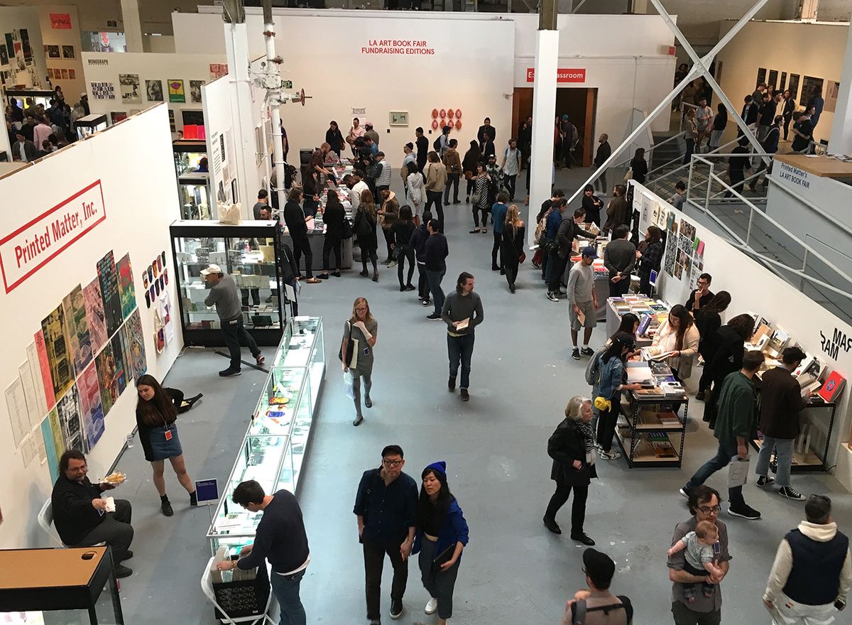 A view of the 2017 LA Art Book Fair at the Geffen Contemporary branch of the Museum of Contemporary Art, Los Angeles Jori Finkel