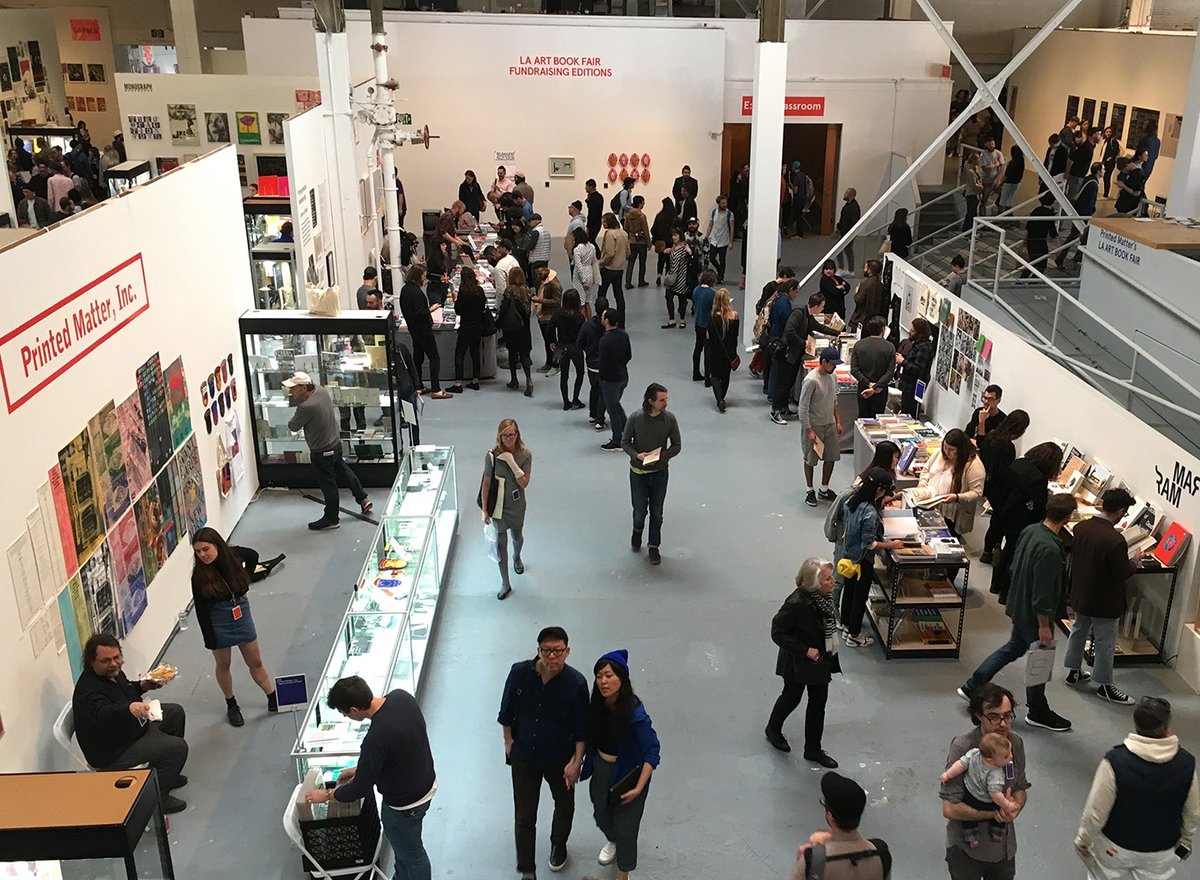 A view of the 2017 LA Art Book Fair at the Geffen Contemporary branch of the Museum of Contemporary Art, Los Angeles Jori Finkel