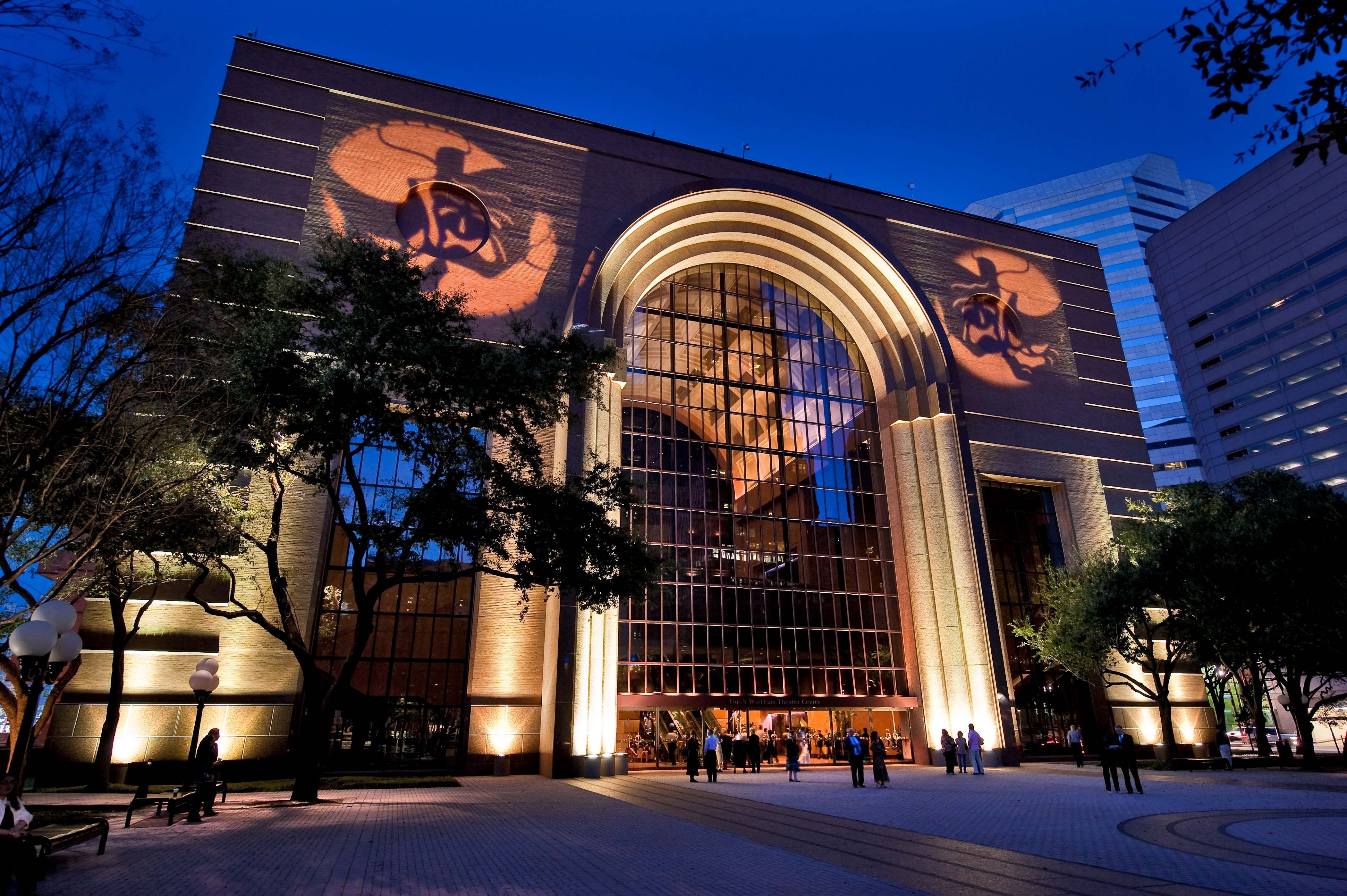 The Wortham Theater Center, home to the Houston Grand Opera, which will sponsor a prize at this year's Untitled Art Houston fair. Courtesy Houston Grand Opera
