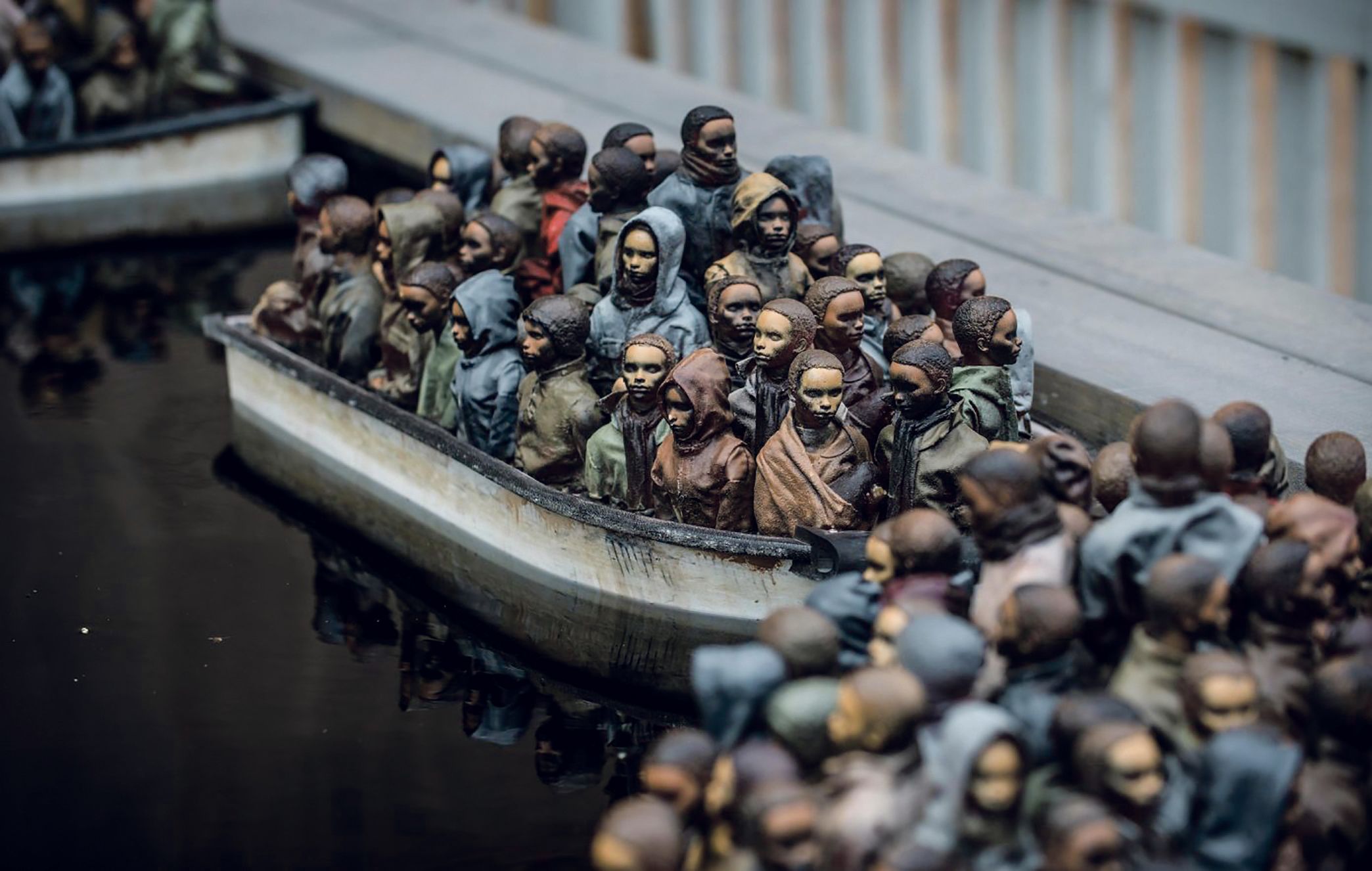 Proceeds from sale of Banksy sculpture will assist refugees