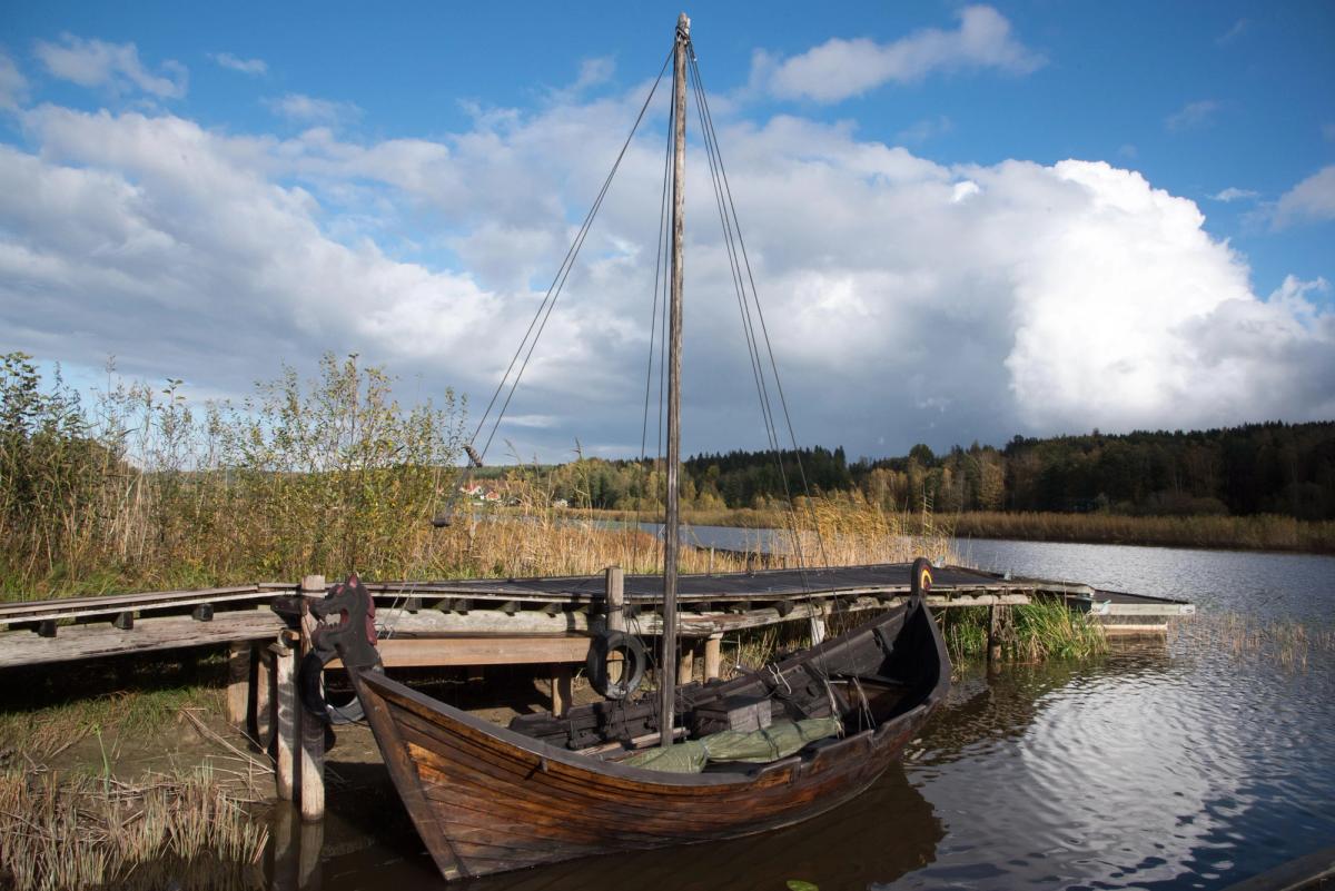 Vikingaleden's 17.5m replica warship has sailed on the North Sea, the Baltic Sea and even across the Atlantic
Photo: Roland Knauer; Courtesy Alamy