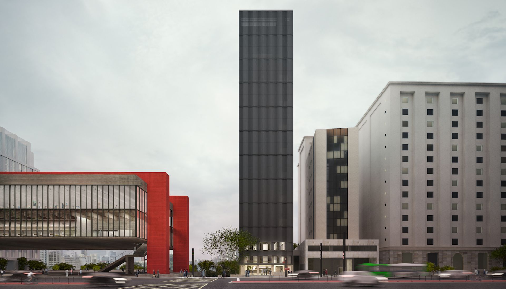 The Museu de Arte de São Paulo Assis Chateaubriand expects to unveil its new 14-floor building in 2024 Rendering courtesy Museu de Arte de São Paulo Assis Chateaubriand