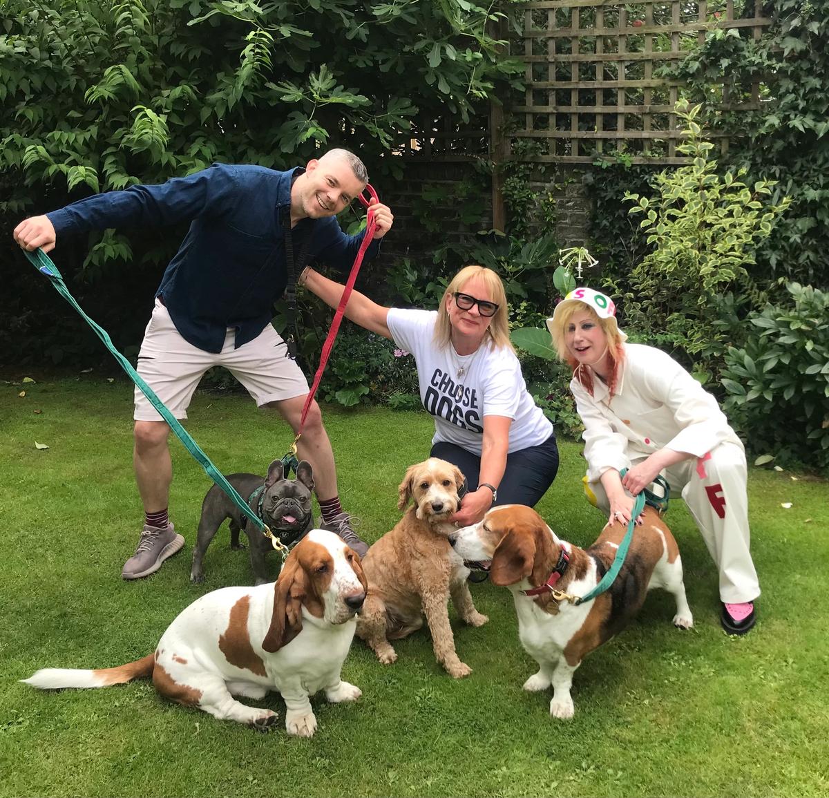 Russell Tovey, Louisa Buck and Julie Verhoeven Courtesy of Louisa Buck