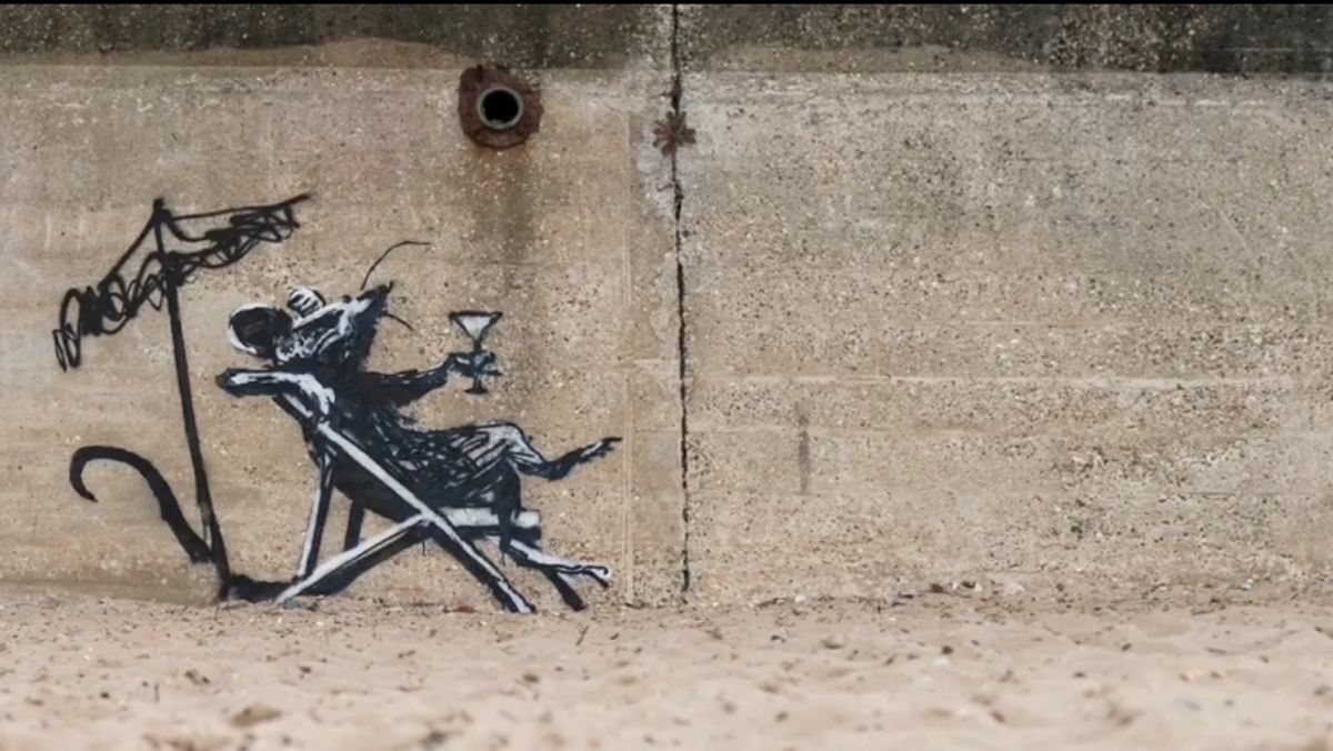 Street artist Banksy recently carried out his “spraycation”, creating ten works across the East Anglia region Banksy / Instagram