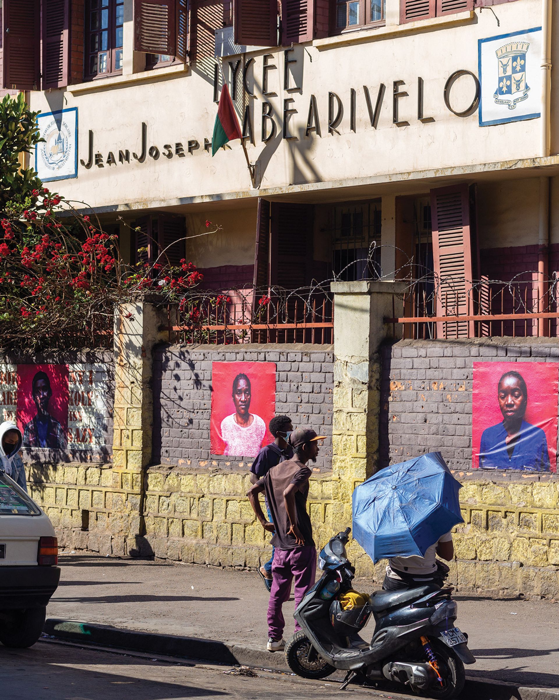 Images by Viviane Rakotoarivony, featured in the current Hakanto Contemporary show, were torn down on the streets of Antananarivo Samuel Ramaholimihaso