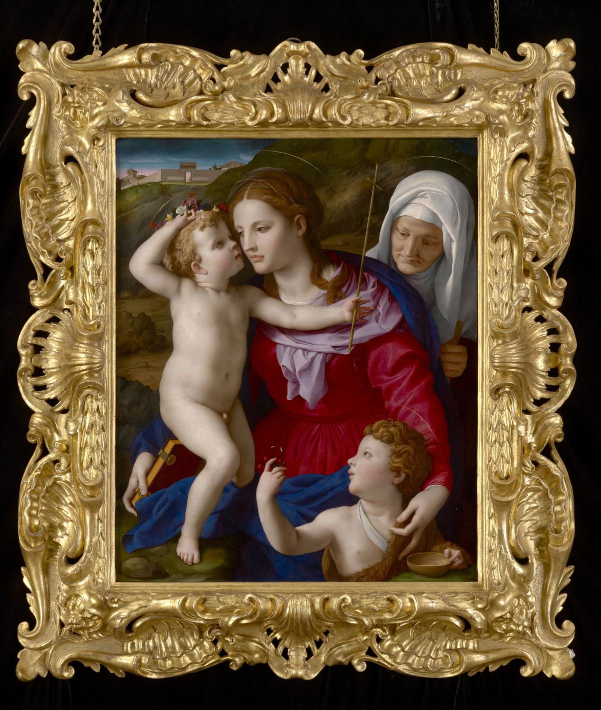 The Getty Museum has acquired Agnolo Bronzino’s Virgin and Child with Saint Elizabeth and Saint John the Baptist, around 1540-45 Courtesy the Getty Trust