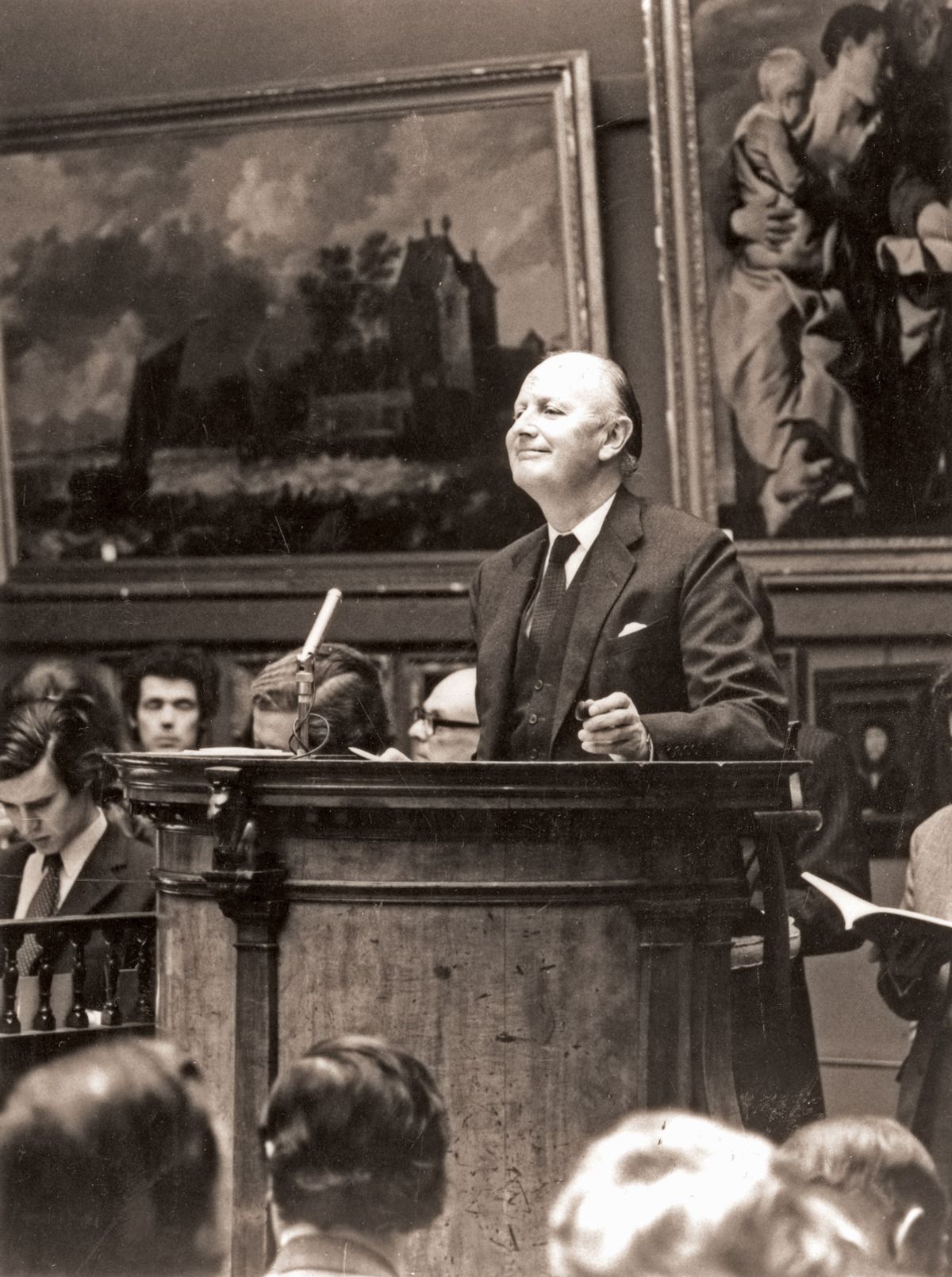 Wilson approached auctioneering as a psychological game of ping-pong Sotheby’s