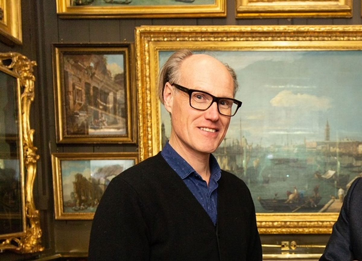 Will Gompertz in the Picture Room at Sir John Soane’s Museum

Photo: Sam Churchill