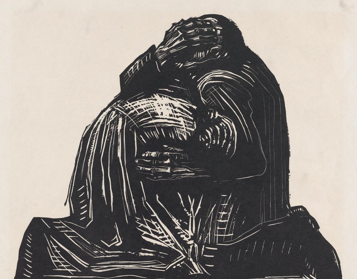 Käthe Kollwitz, The Parents, a woodcut from the artist's War series of 1921-2
agefotostock / Alamy Stock Photo