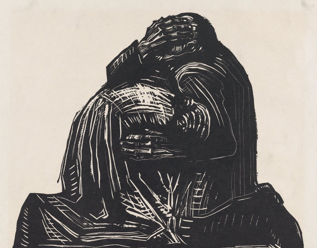 Käthe Kollwitz, The Parents, a woodcut from the artist's War series of 1921-2
agefotostock / Alamy Stock Photo