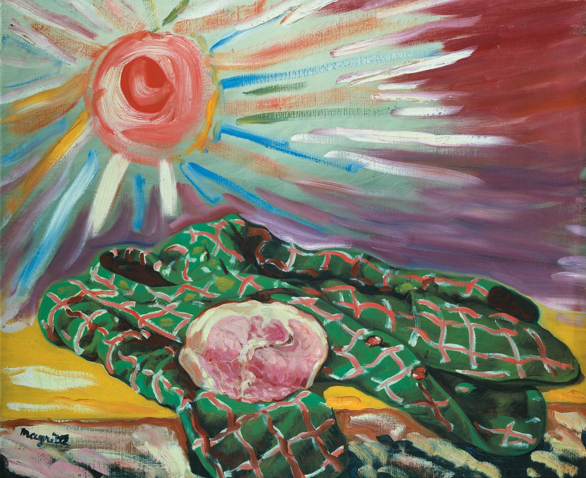 Seasickness (1948) is a work from Magritte's Vache period Charly Herscovici, Brussels/Artists Rights Society, New York