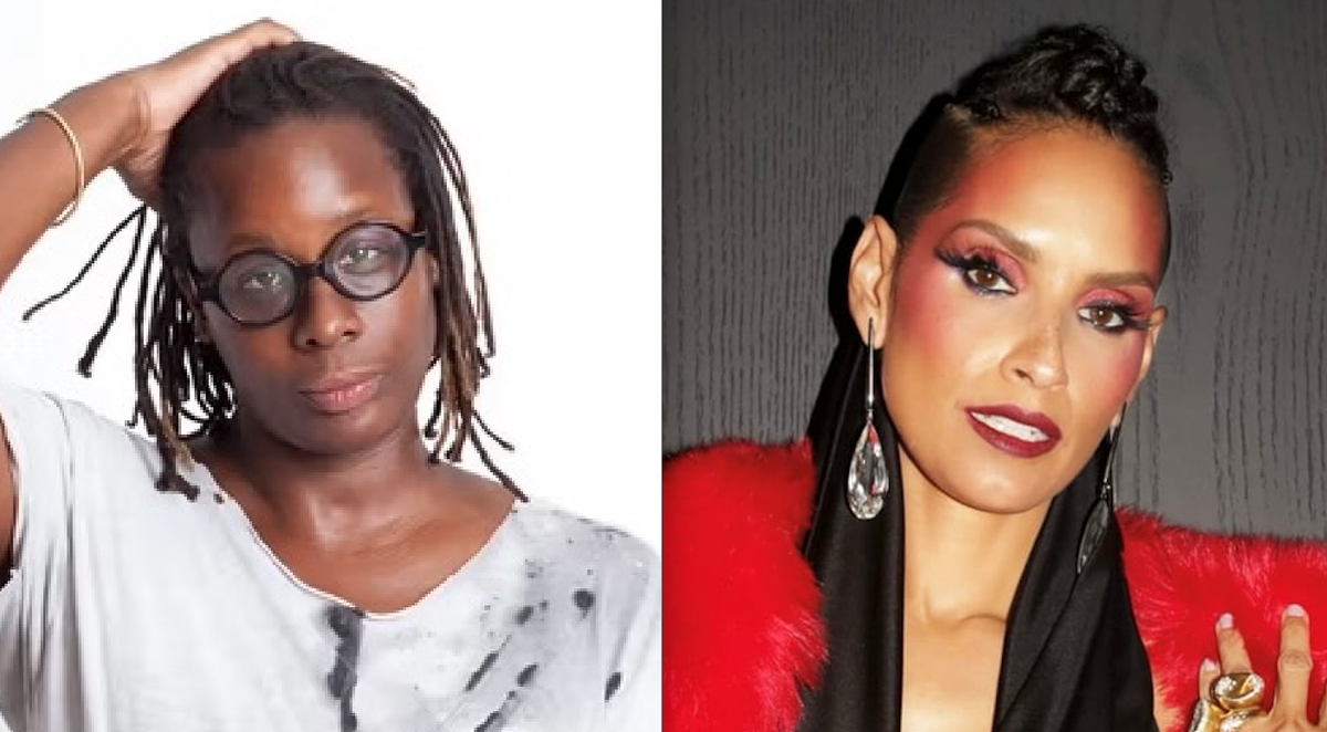 Mickalene Thomas (left) and Racquel Chevremont (right) Thomas: Topical Cream; Chevremont: GLAAD, via Wikimedia Commons