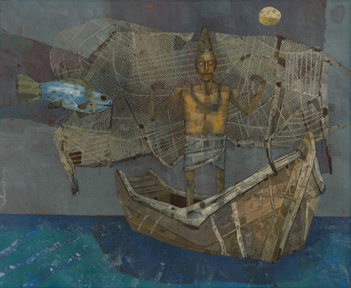 Ganesh Pyne, The Fisherman (1979), estimate: £250,000 -350,000

Christie's
