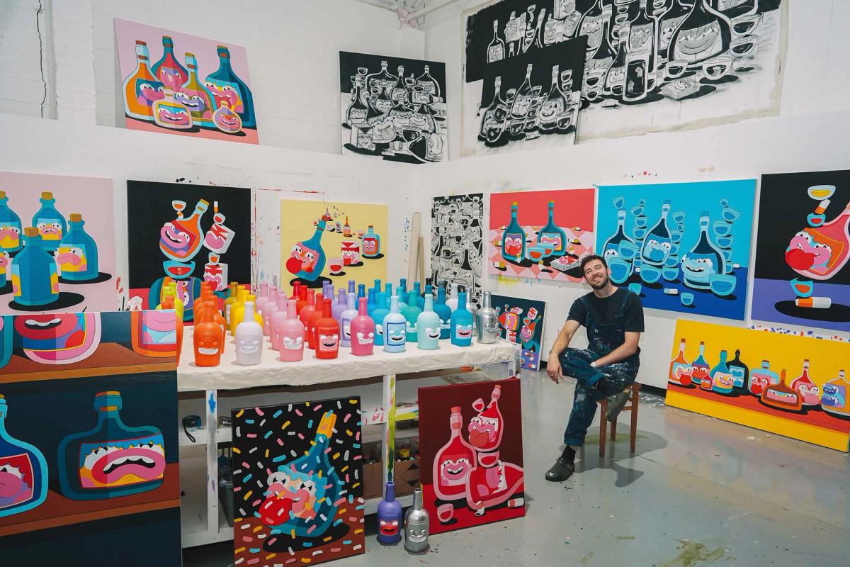 Matthew Callaby sells much of his work on Instagram
Photo: Jason Drake, www.studiodrake.uk