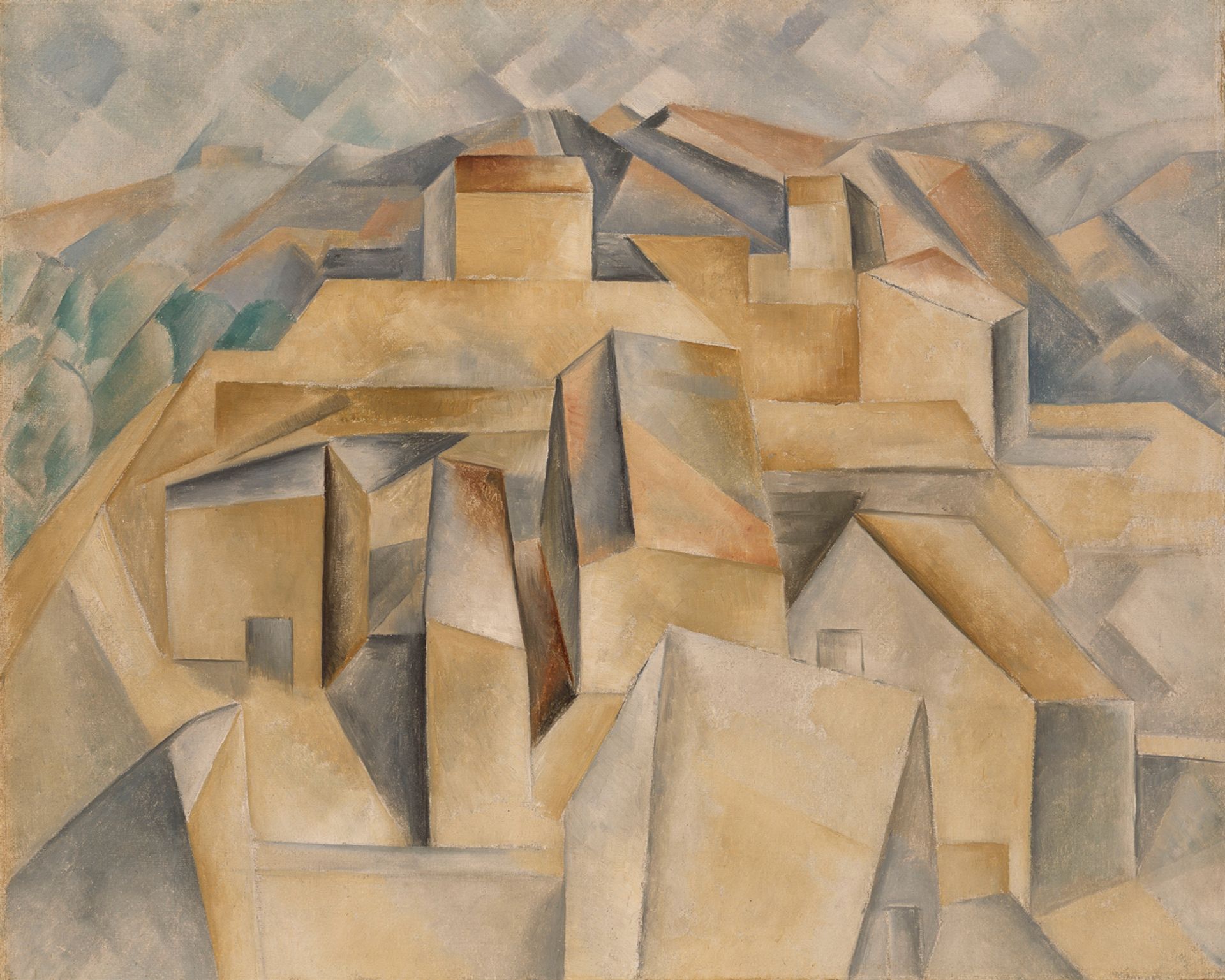 Pablo Picasso, Houses on the Hill, Horta de Ebro (1909) 