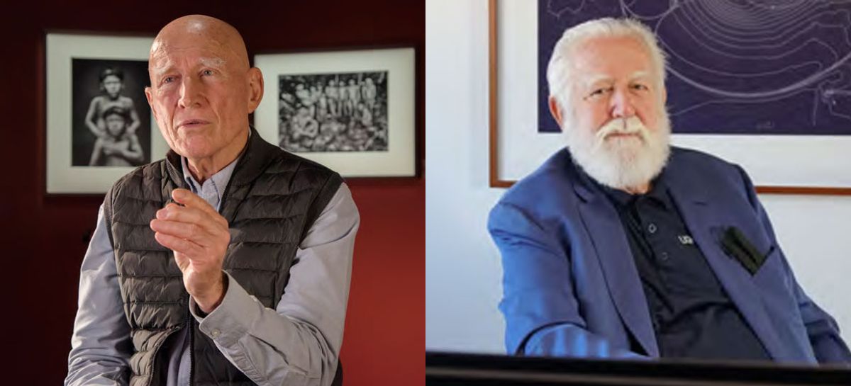 Sebastião Salgado (left) and James Turrell are among the all-male laureates for this year's Praemium Imperiale Award