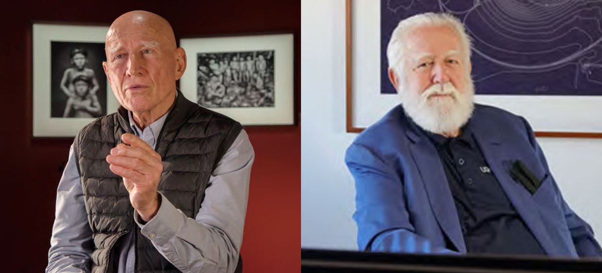 Sebastião Salgado (left) and James Turrell are among the all-male laureates for this year's Praemium Imperiale Award