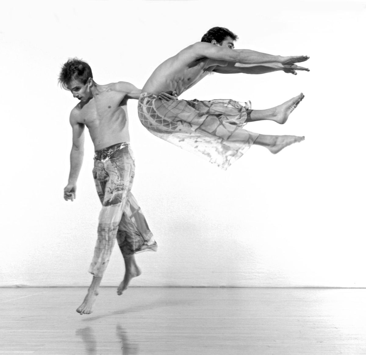 Trish Brown's Set and Reset performed by Stephen Petronio and Randy Warshaw in 1983 © Jack Mitchell