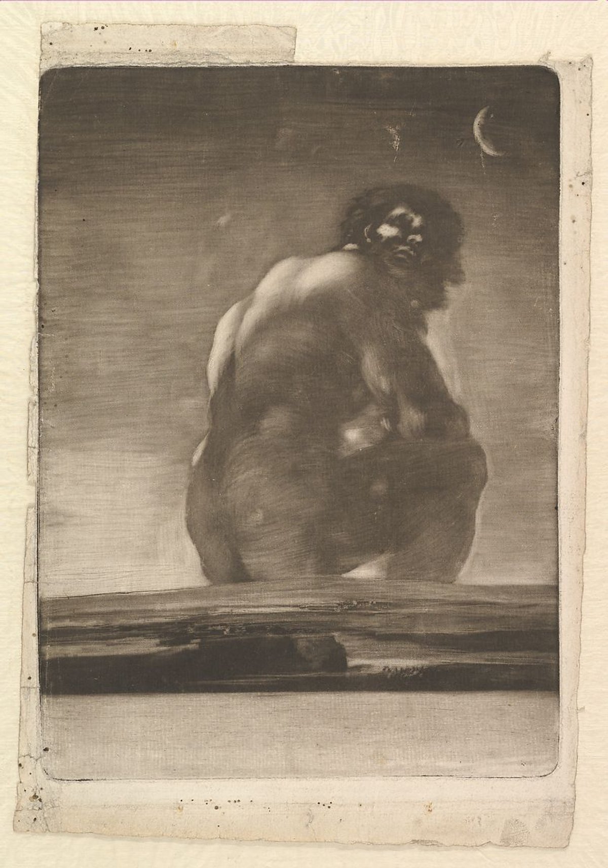 Goya's Seated Giant (1818)