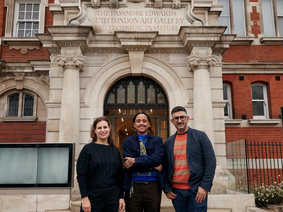 Former Tate specialists Kerryn Greenberg, Rudi Minto de Wijs, Mark Godfrey (L-R) have launched a free curating course. Photo: Gift Gwambe