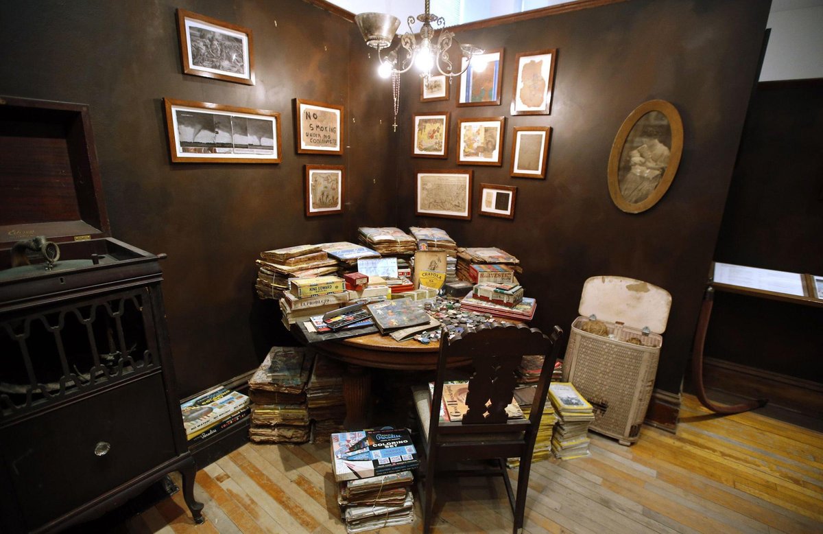 A re-creation of Henry Darger's apartment at Intuit: The Center for Intuitive and Outsider Art in Chicago Phil Velasquez/Chicago Tribune/TNS