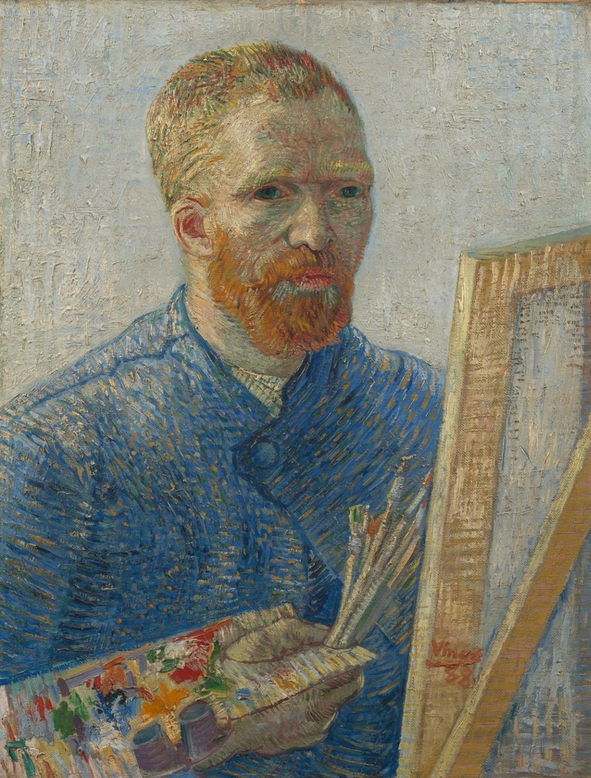 Vincent van Gogh's Self-Portrait as a Painter (1888) Van Gogh Museum, Amsterdam (Vincent van Gogh Foundation)