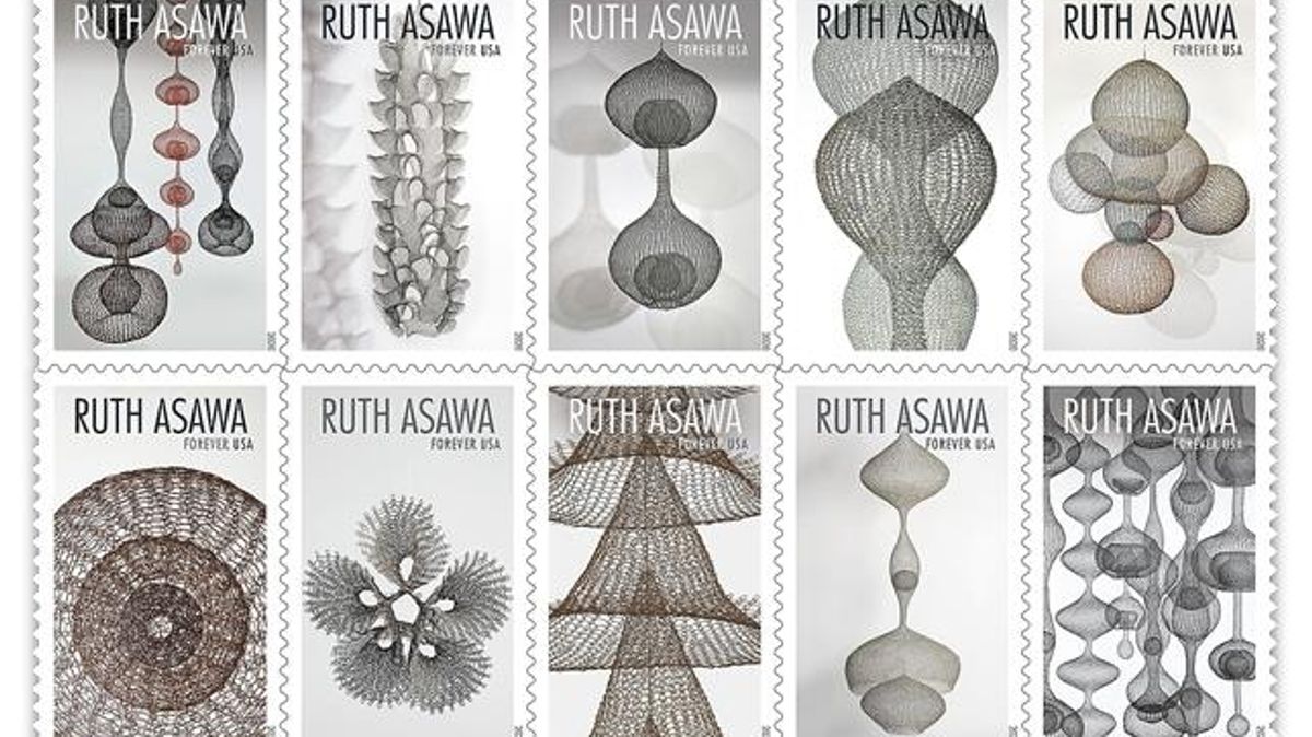 The black-and-white stamps, sold in sheets of 20 for $11, have been designed by the USPS art director Ethel Kessler and feature images of works made between 1954 and 1996 