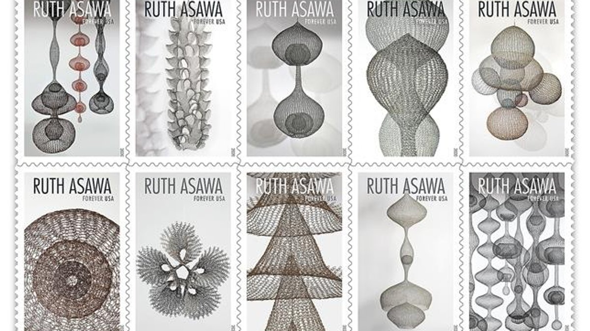 The black-and-white stamps, sold in sheets of 20 for $11, have been designed by the USPS art director Ethel Kessler and feature images of works made between 1954 and 1996