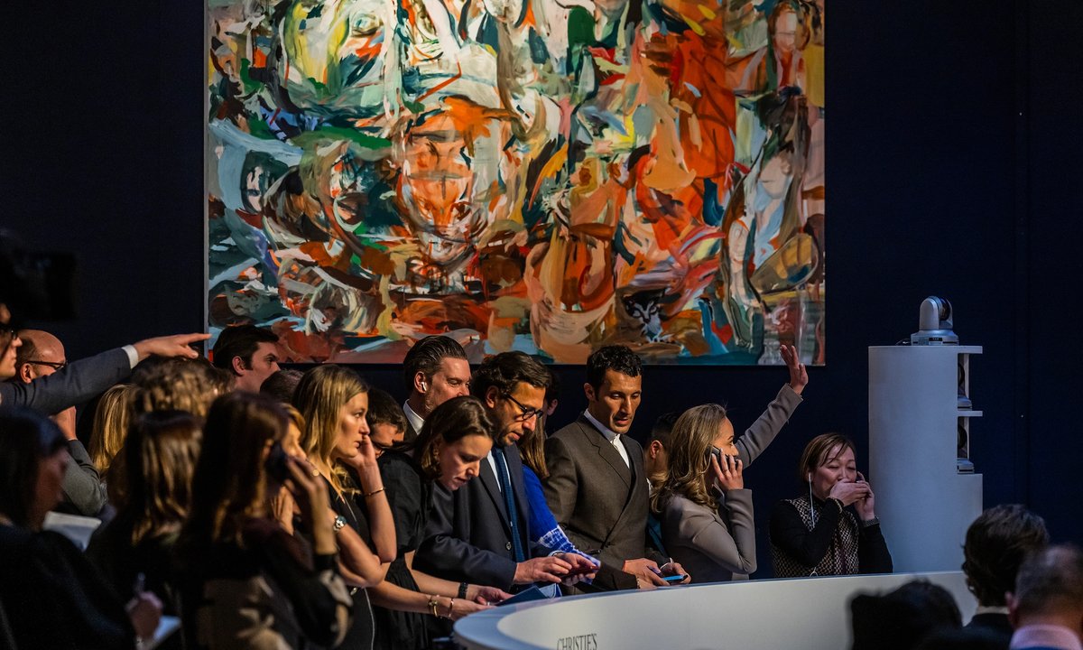 Christie's 20th and 21st century evening sales in London represent a 32