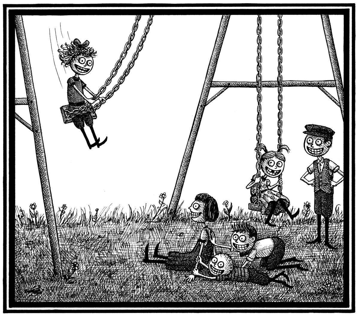 Landis Blair, The Malicious Playground (2019) © Landis Blair